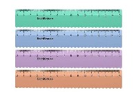 Линейка 15см пластм. с волнистым краем неон. непрозр. ассорт.ErKr