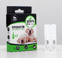 Биокапли для собак от блох и клещей 2мл (уп. 2шт) до 40кг
