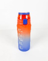Бутылка спортивная 750мл со шкалой времени мат. ассорт. Zhaoxian Tengxing