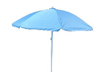 Зонт пляжный 0,9м (зонт стержень) голубой