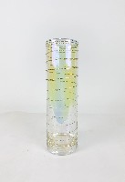 Ваза стекло цилиндр 26,5 см  Серпантин  FLORA