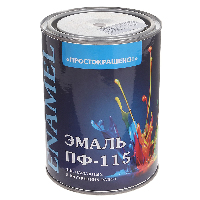 Эмаль ПФ-115 шоколадная (0,9кг) Простокрашено