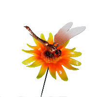 Украшение для цветов  Стрекоза на цветке  60см