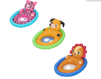Круг для плавания детский 1-2 года  Lil  Animal  с сиденьем ассорт. 34180 Bestway