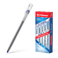 Ручка гел. синяя 0,5мм  G-Round Stick  игол. пиш. узел ErKr
