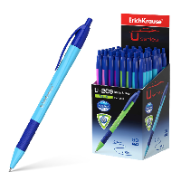 Ручка шар. авт. масл. синяя 1,0мм  Matic&Grip Neon  U-208 ассорт.ErKr