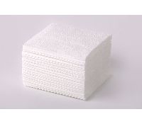 Салфетки бумажные 1сл. 24х24см  Оригами  белые (уп. 100шт)