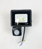 Прожектор светодиодный 10W с датчиком движения