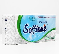 Бумага туалетная Soffione Premio (уп. 8шт) 3-х слойная белая