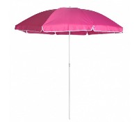Зонт пляжный 0,9м (зонт стержень) розовый