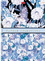 Тетрадь 80л клетка А4 на гребне  Floral collection  тв. обложка HATBER