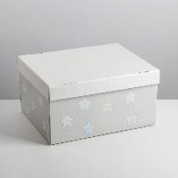 Коробка подарочная картон. 31,2х25,6х16,1см складная  Для секретиков