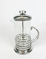 Чайник заварочный Френч-пресс 600мл металл. серебро