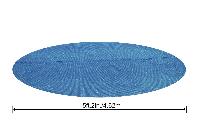 Тент термосберегающий 488см для бассейна кругл., каркас., пузырьковый  58253 Bestway
