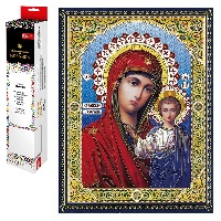 Мозаика алмазная 30x40  Пресветая Богородица  Феникс