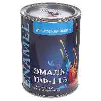 Эмаль ПФ-115 оранжевая (0,9кг) Простокрашено