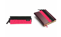 Пенал-косметичка 1 молния 195х60 с резинкой для блокнота ярко-розовый ПМП 03-73 ОНИКС