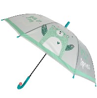 Зонт детский трость 80см 8спиц  Мишка  ассорт.