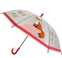 Зонт детский трость 80см 8спиц  Лисичка  ассорт.