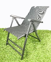 Кресло-шезлонг раскладное метал. до 130кг