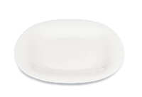 Тарелка обеденная стекло опал. 260мм  Белый  КАРИН