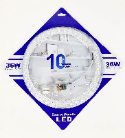 Комплект для круглого светильника 36W d230 холодный белый